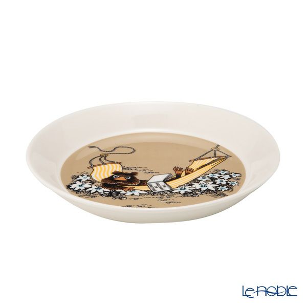 アラビア（ARABIA） ムーミン クラシック プレート 19cm じゃこうねずみ ベージュ 1069395