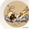 アラビア（ARABIA） ムーミン クラシック プレート 19cm じゃこうねずみ ベージュ 1069395