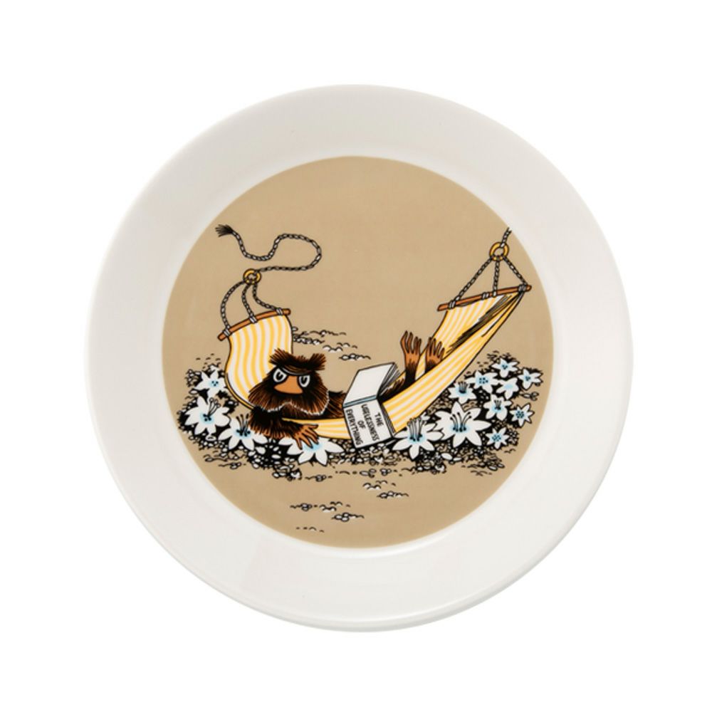 アラビア（ARABIA） ムーミン クラシック プレート 19cm じゃこうねずみ ベージュ 1069395