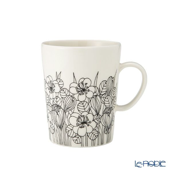 アラビア（ARABIA）クロッカス マグカップ 500ml ブラック 1069587