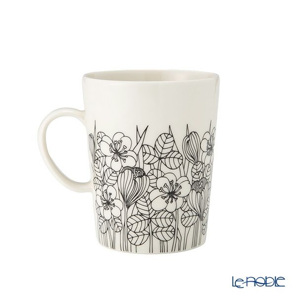 アラビア（ARABIA）クロッカス マグカップ 500ml ブラック 1069587