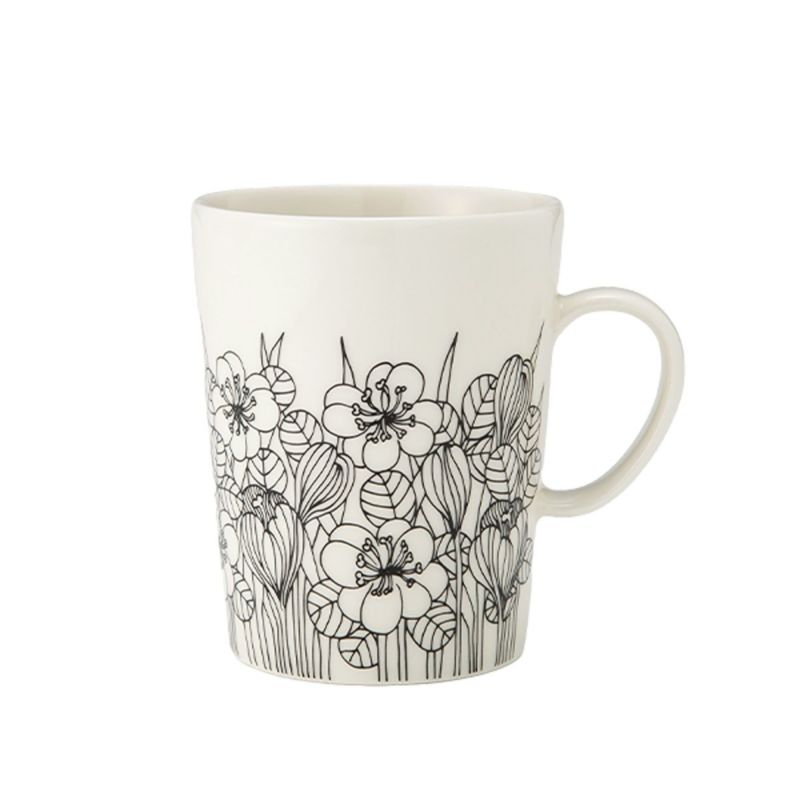 アラビア（ARABIA）クロッカス マグカップ 500ml ブラック 1069587