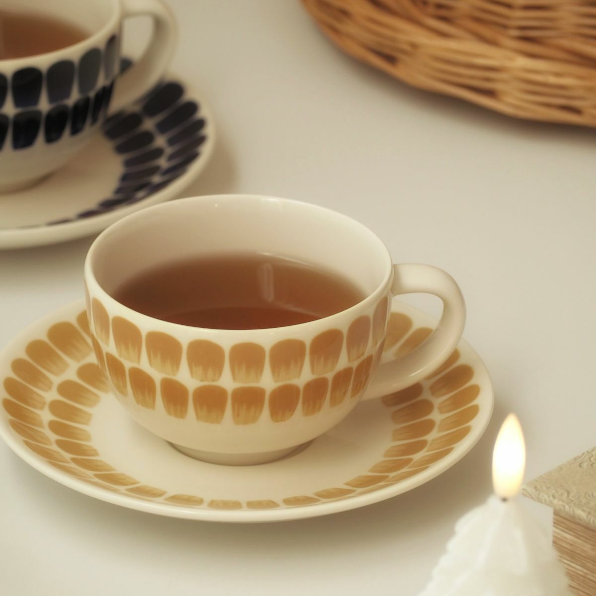 アラビア（ARABIA） 24h トゥオキオ TUOKIO ベージュ カップ＆ソーサー 260ml 1070771