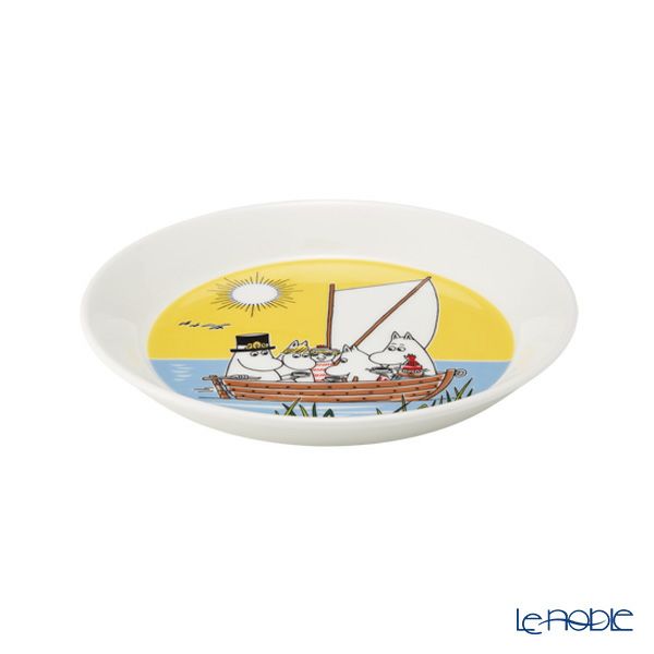 アラビア（ARABIA） ムーミン コレクターズプレート ボンファイアー＆セーリング 2枚セット 19cm 2024 1071466