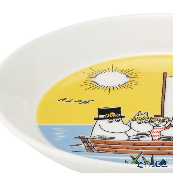 アラビア（ARABIA） ムーミン コレクターズプレート ボンファイアー＆セーリング 2枚セット 19cm 2024 1071466