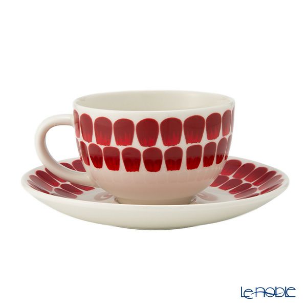 アラビア（ARABIA） 24h トゥオキオ TUOKIO レッド カップ＆ソーサー 260ml 1075823