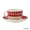 アラビア（ARABIA） 24h トゥオキオ TUOKIO レッド カップ＆ソーサー 260ml 1075823