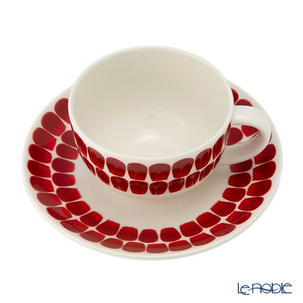 アラビア（ARABIA） 24h トゥオキオ TUOKIO レッド カップ＆ソーサー 260ml 1075823