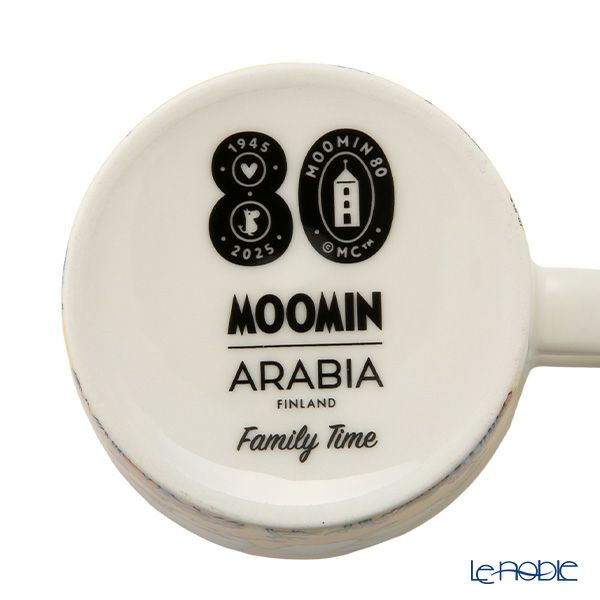 アラビア（ARABIA） ムーミン クラシック マグカップ 300ml ファミリータイム 80周年 1076287