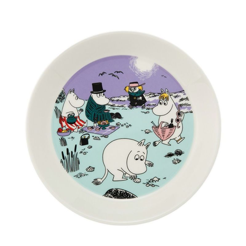 アラビア（ARABIA） ムーミン 2025S サマー プレート 19cm ビーチデイ 1076299
