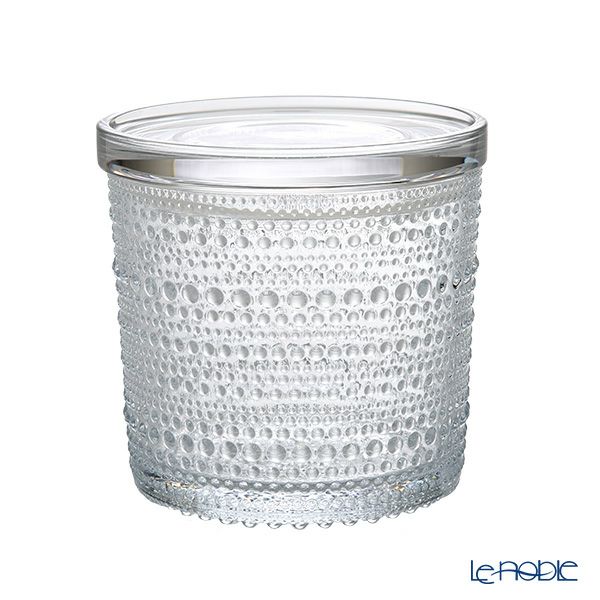 イッタラ（iittala） カステヘルミ 蓋付ジャー クリア 大 （蓋はプラスチック製）