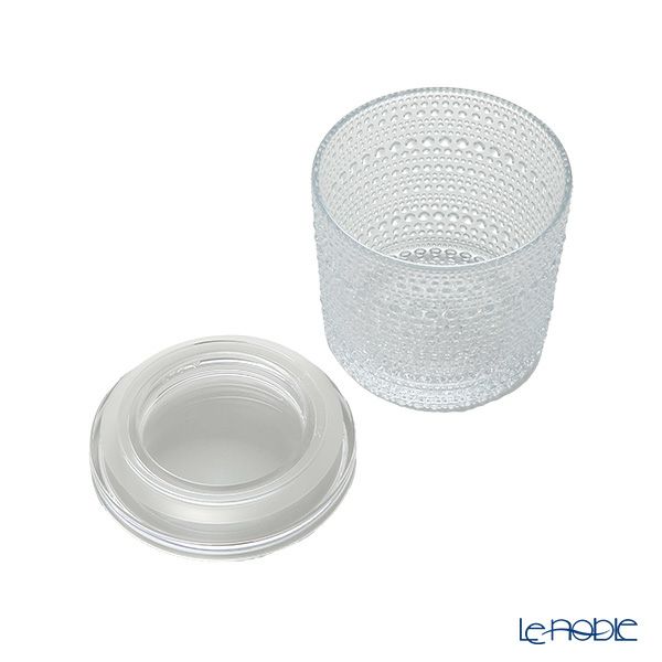 イッタラ（iittala） カステヘルミ 蓋付ジャー クリア 大 （蓋はプラスチック製）