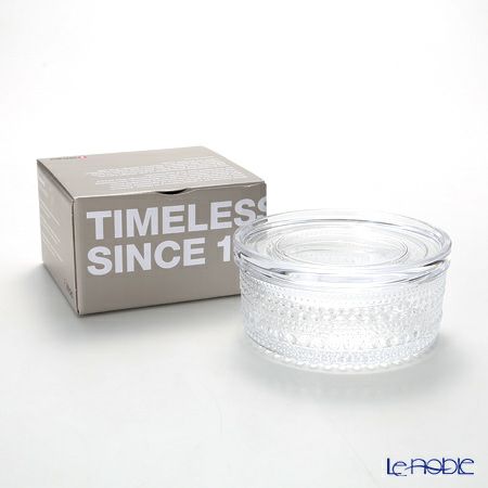 イッタラ（iittala） カステヘルミ 蓋付ジャー クリア 小 （蓋はプラスチック製）