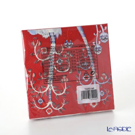 イッタラ（iittala） タイカ レッド ペーパーナプキン 33×33cm 20枚入
