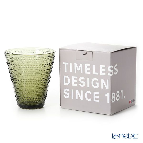 イッタラ（iittala） カステヘルミ ベース15.4cm モスグリーン