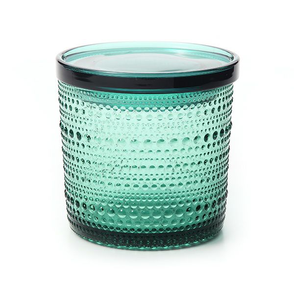 イッタラ（iittala） カステヘルミ 蓋付きジャー シーブルー 116x114mm