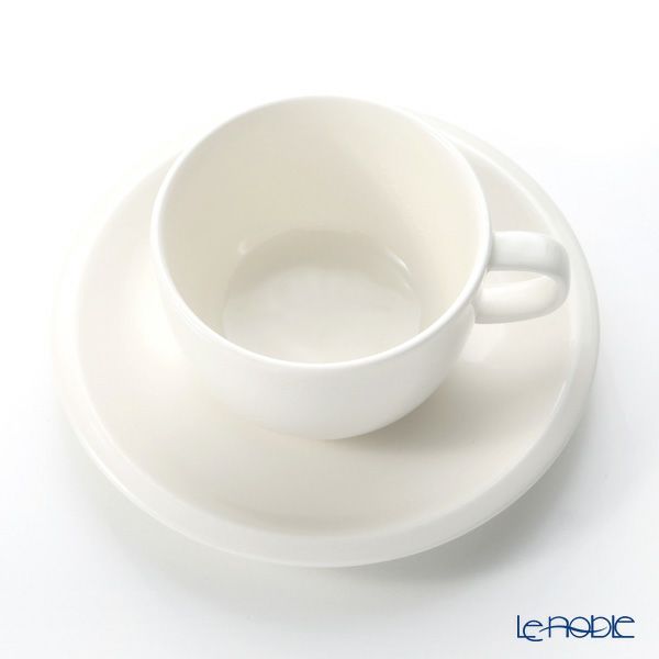 イッタラ（iittala） ラーミ Raami カップ＆ソーサー ホワイト 270ml／16cm
