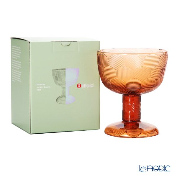 イッタラ（iittala） ミランダ ボウル（スタンドボウル／脚付） 14.5cm セビリアオレンジ 1051298