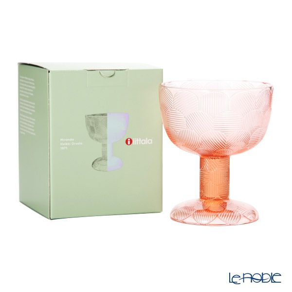 イッタラ（iittala） ミランダ ボウル（スタンドボウル／脚付）14.5cm サーモンピンク 1051299