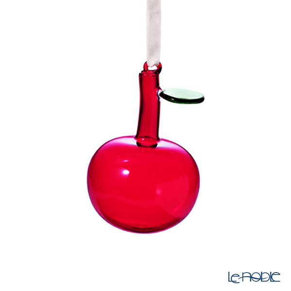 イッタラ（iittala）オーナメント オイバ・トイッカ ガラスアップル3個セット レッド 1055140