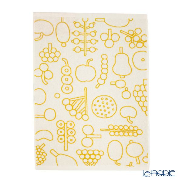 イッタラ（iittala） キュリアス マインド オブ オイバ トイッカ フルッタ ハンドタオル イエロー 50×70cm コットン 1062508