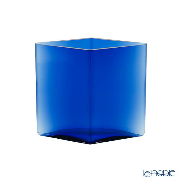 イッタラ（iittala） ルーツ ベース（花瓶） ウルトラマリンブルー 205×180mm 1062565