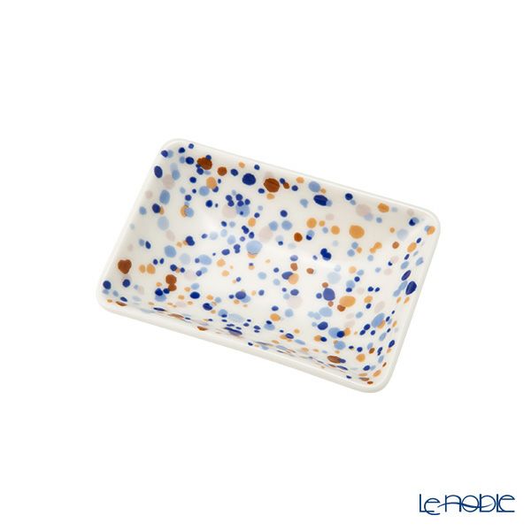 イッタラ（iittala） ヘレ（キュリアス マインド オブ オイバ トイッカ） プレートA7 7×10cm ブルーブラウン 1065514 小皿／豆皿（角皿）