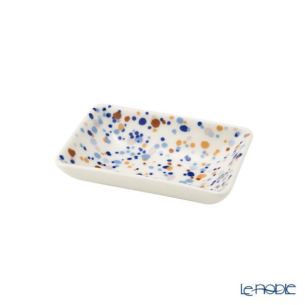 イッタラ（iittala） ヘレ（キュリアス マインド オブ オイバ トイッカ） プレートA7 7×10cm ブルーブラウン 1065514 小皿／豆皿（角皿）