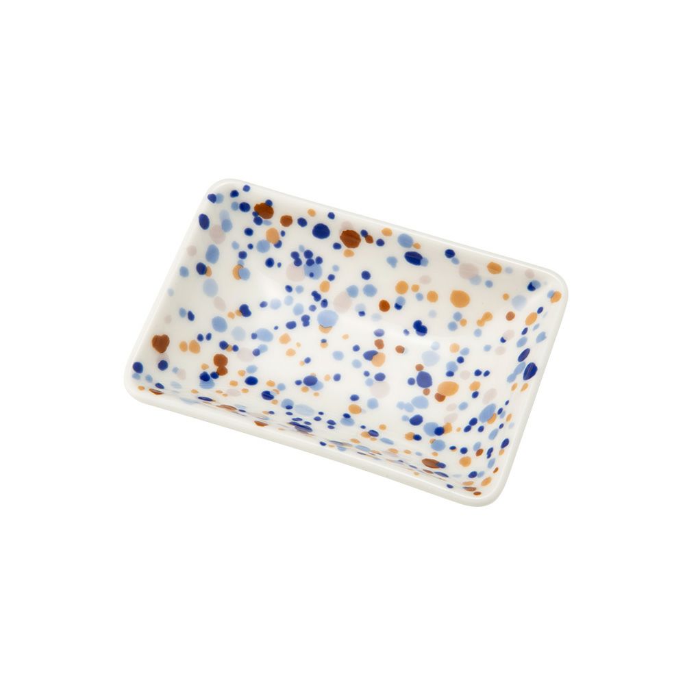 イッタラ（iittala） ヘレ（キュリアス マインド オブ オイバ トイッカ） プレートA7 7×10cm ブルーブラウン 1065514 小皿／豆皿（角皿）