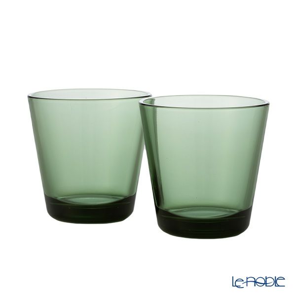 イッタラ（iittala） カルティオ タンブラー パイングリーン 210ml ペア 1070586
