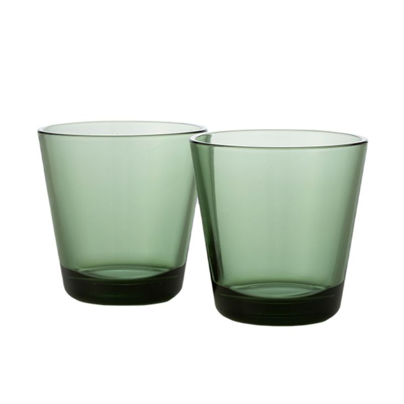 イッタラ（iittala） カルティオ タンブラー パイングリーン 210ml ペア 1070586