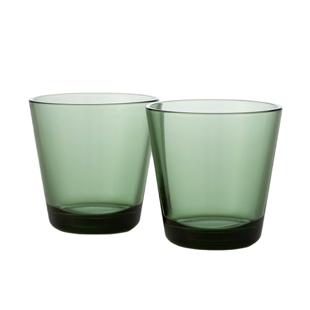 イッタラ（iittala） カルティオ タンブラー パイングリーン 210ml ペア 1070586