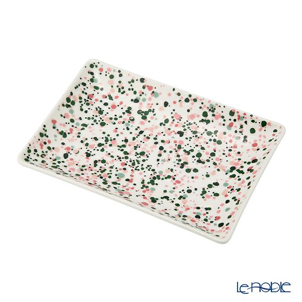 イッタラ（iittala） ヘレ（キュリアス マインド オブ オイバ トイッカ） プレートA5 15×21cm ピンクグリーン