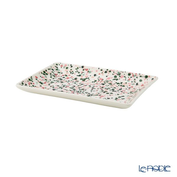 イッタラ（iittala） ヘレ（キュリアス マインド オブ オイバ トイッカ） プレートA5 15×21cm ピンクグリーン