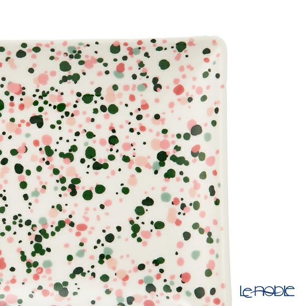 イッタラ（iittala） ヘレ（キュリアス マインド オブ オイバ トイッカ） プレートA5 15×21cm ピンクグリーン