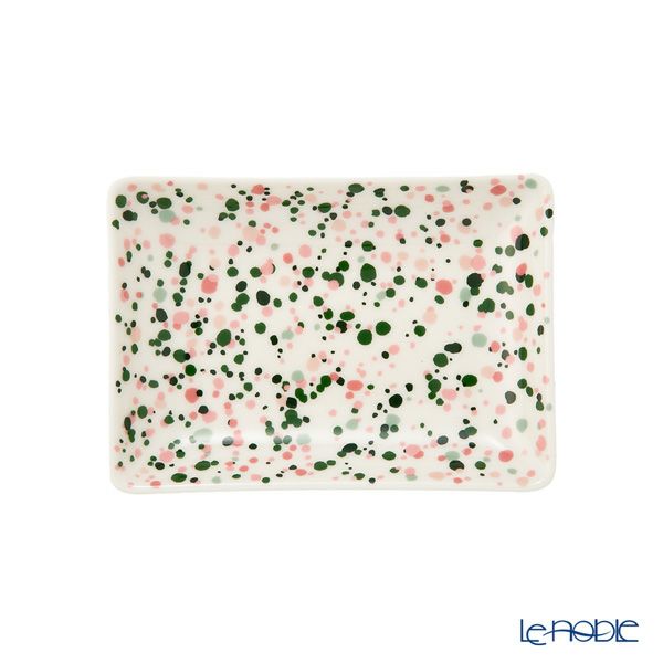 イッタラ（iittala） ヘレ（キュリアス マインド オブ オイバ トイッカ） プレートA6 10×15cm ピンクグリーン 1070621