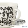 イッタラ（iittala） タイカ ブラック ティーカップ＆ソーサー 300ml 1075822