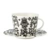 イッタラ（iittala） タイカ ブラック ティーカップ＆ソーサー 300ml 1075822