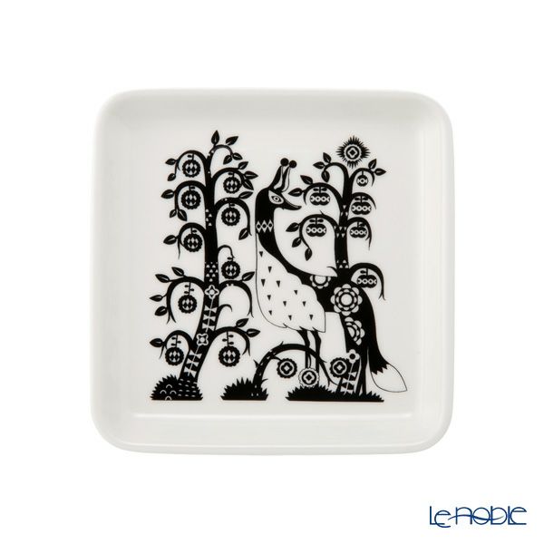 イッタラ（iittala） タイカ ブラック スクエアプレート 12×12cm 1070928
