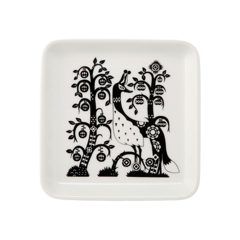 イッタラ（iittala） タイカ ブラック スクエアプレート 12×12cm 1070928