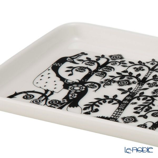 イッタラ（iittala） タイカ ブラック レクタングラープレート 12×24cm 1070932