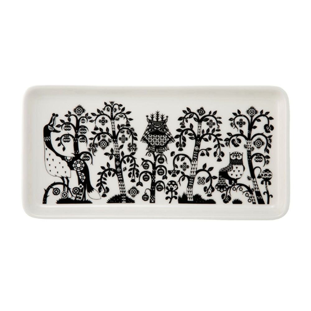 イッタラ（iittala） タイカ ブラック レクタングラープレート 12×24cm 1070932