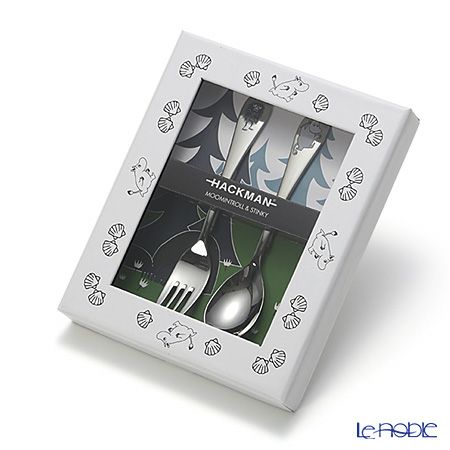 ハックマン（HACKMAN） ムーミン カトラリー 2008 ベビーセット（ムーミン＆スティンキー）