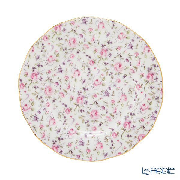 ロイヤル・アルバート ローズコンフェッティ ヴィンテージ プレート 20cm