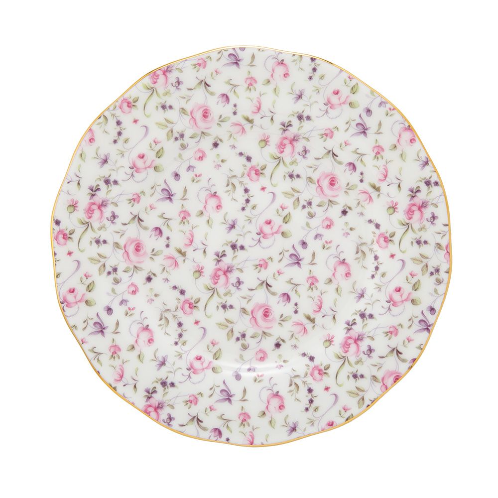 ロイヤル・アルバート ローズコンフェッティ ヴィンテージ プレート 20cm