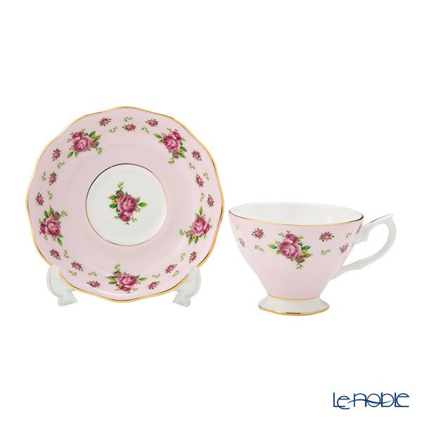ロイヤル・アルバート ニューカントリーローズ（ピンク） ヴィンテージ ティーカップ＆ソーサー