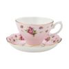 ロイヤル・アルバート ニューカントリーローズ（ピンク） ヴィンテージ ティーカップ＆ソーサー