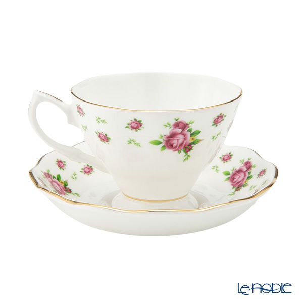 ロイヤル・アルバート ニューカントリーローズ（ホワイト） ヴィンテージ ティーカップ＆ソーサー