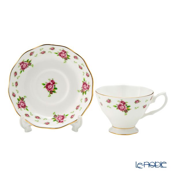 ロイヤル・アルバート ニューカントリーローズ（ホワイト） ヴィンテージ ティーカップ＆ソーサー