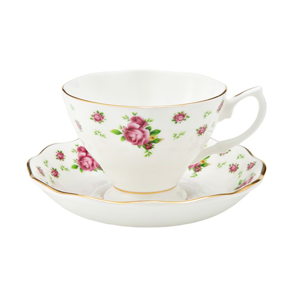 ロイヤル・アルバート ニューカントリーローズ（ホワイト） ヴィンテージ ティーカップ＆ソーサー